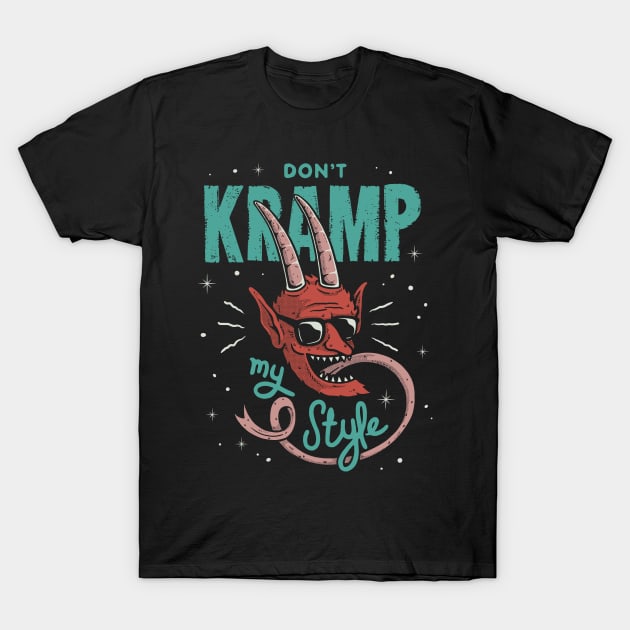 Krampus "Don't Kramp My Style" T-Shirt by dumbshirts